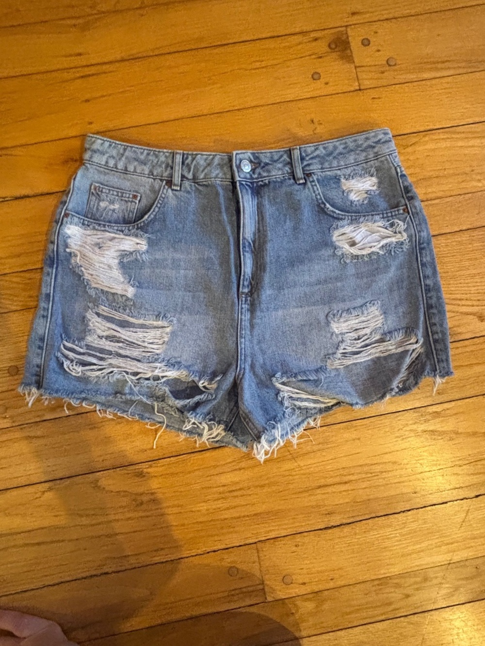 Topshop Moto Mom Jean shorts